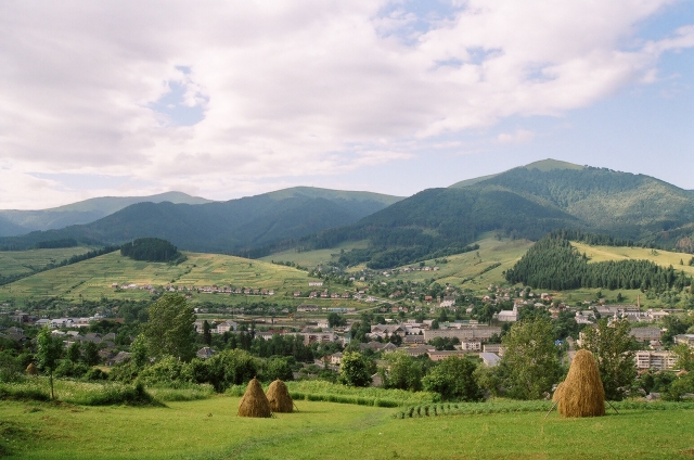 Podkarpatská Rus 2006 - přechod poloniny Boržava - 10