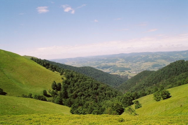 Podkarpatská Rus 2006 - přechod poloniny Boržava - 28