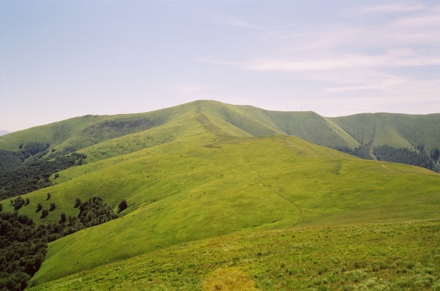 Podkarpatská Rus 2006 - přechod poloniny Boržava - 41