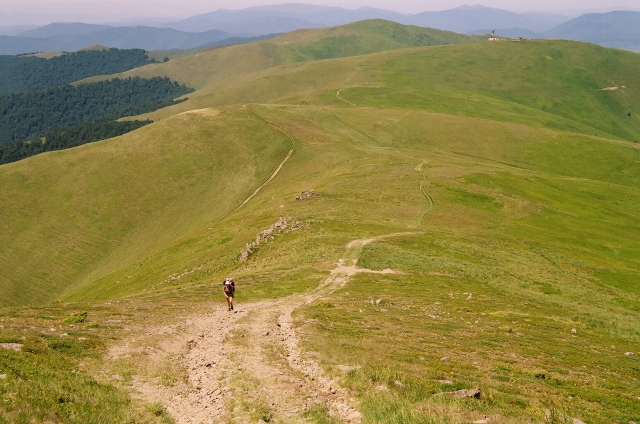 Podkarpatská Rus 2006 - přechod poloniny Boržava - 48