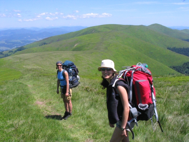 Podkarpatská Rus 2006 - přechod poloniny Boržava - 55