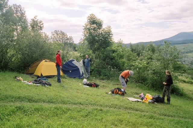 Podkarpatská Rus 2006 - přechod poloniny Boržava - 8